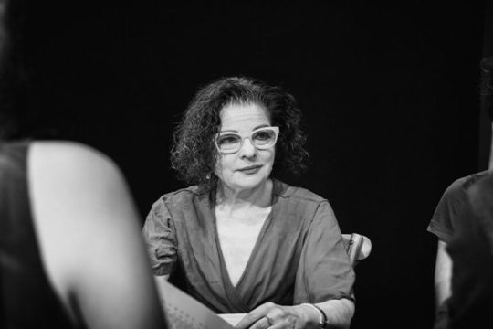 Η Μάνια Παπαδημητρίου στην ανάγνωση του έργου